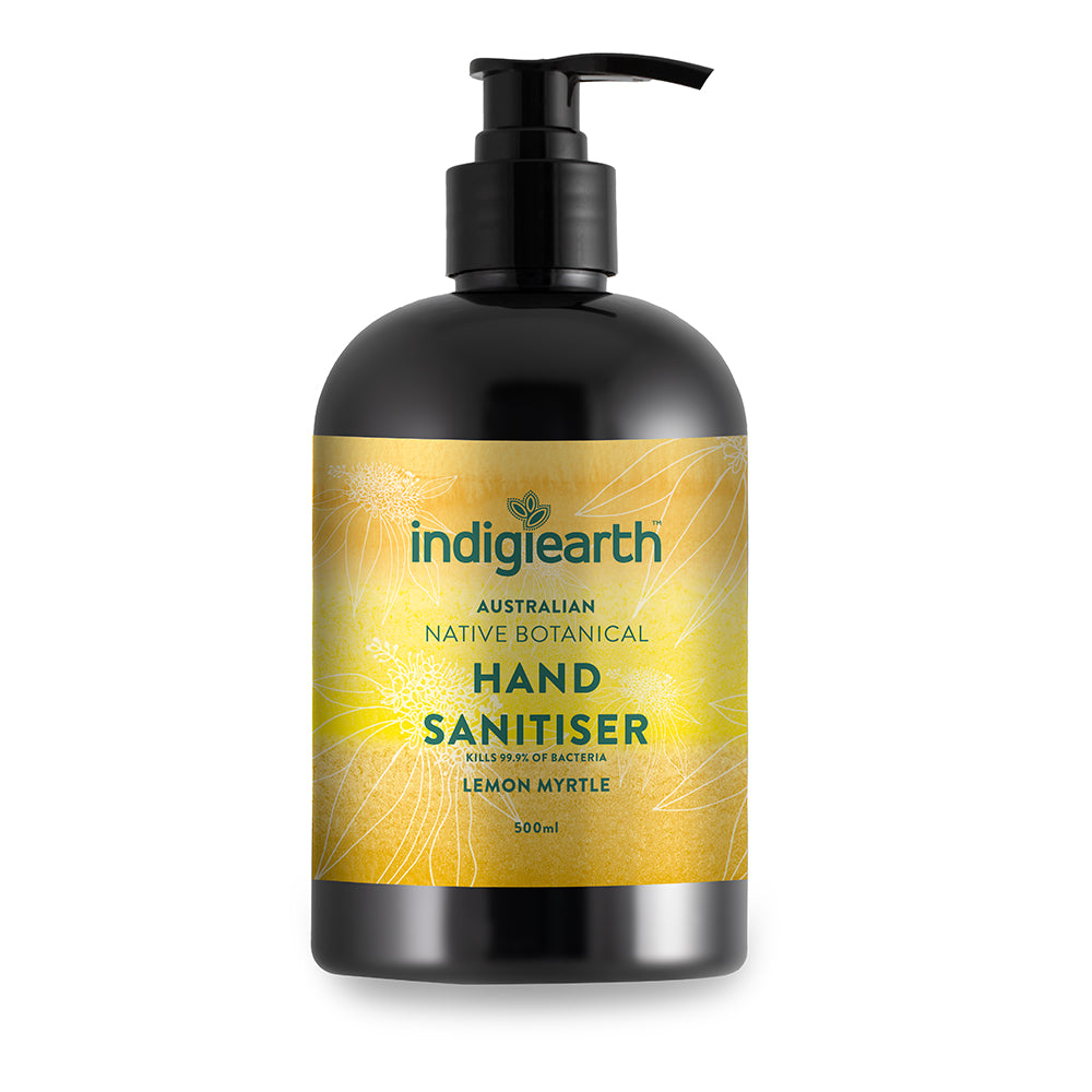 Lemon Myrtle Hand Sanitiser 500mL – Indigiearth